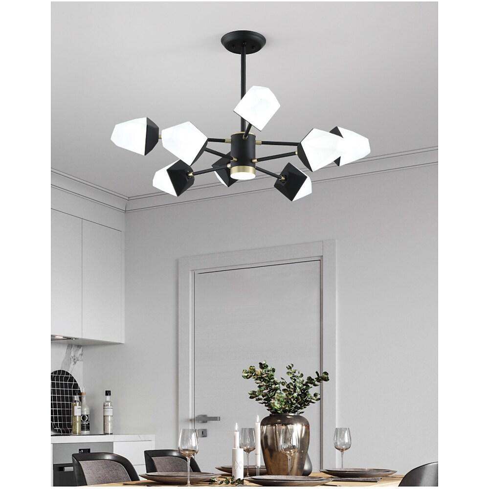 Geometric Pendant Light Nordic Metal Acrylic LED Ceiling Fixture