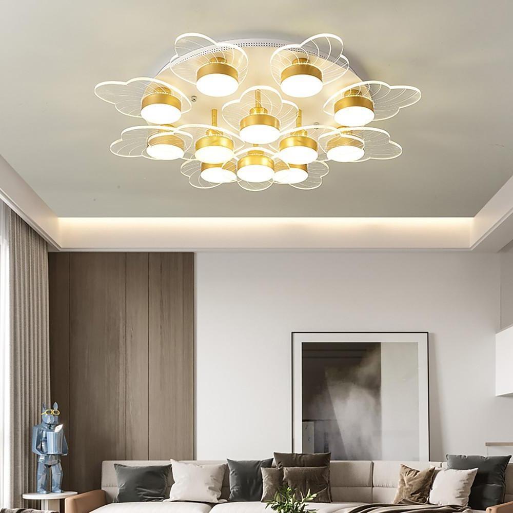 Nordic Flower Acrylic LED Flush Mount Ceiling Light