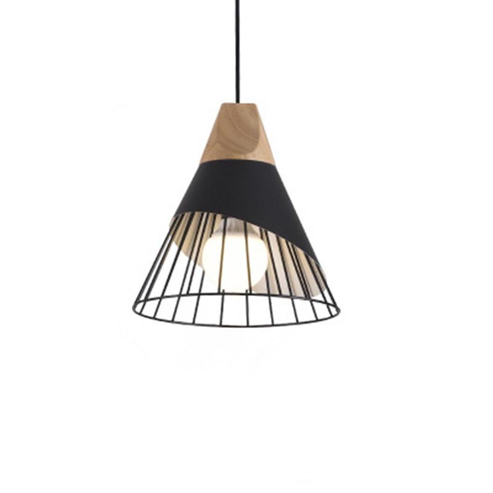 Modern Metal Cone Pendant Light – Nordic Industrial Hanging Fixture