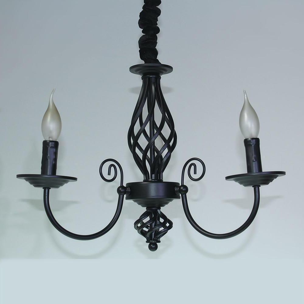 Triple Candle Farmhouse Pendant Light | Oil Rubbed Bronze Metal