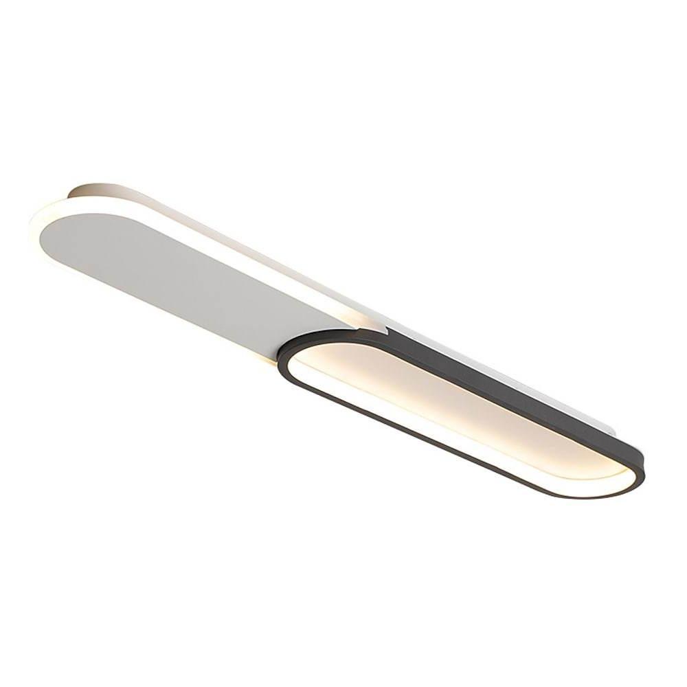 Rectangular Flush Mount LED Ceiling Light – Modern Minimalist Design