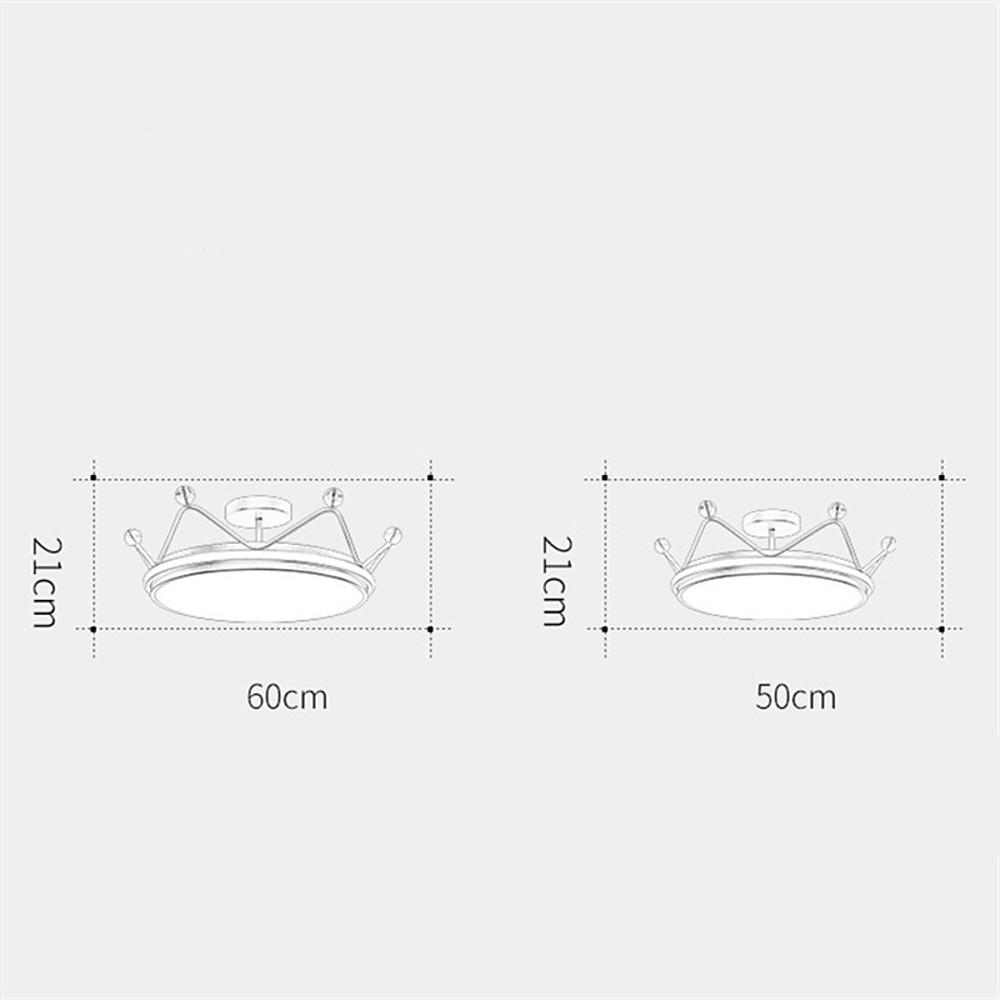 Dimmable LED Circle Flush Mount Ceiling Light - Nordic Style