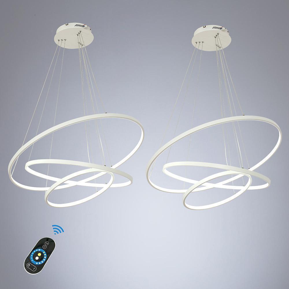 Interweaved Ring Dimmable LED Modern Chandelier Pendant Light