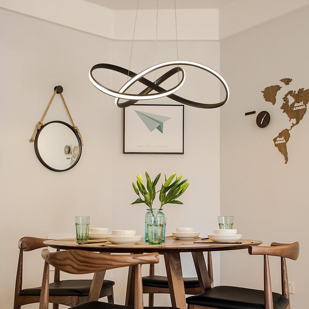 Infinity Ring Pendant Light - Modern LED Ceiling Light