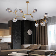 Bubble Sputnik Chandelier - 5 to 11 Lights, Gold Finish