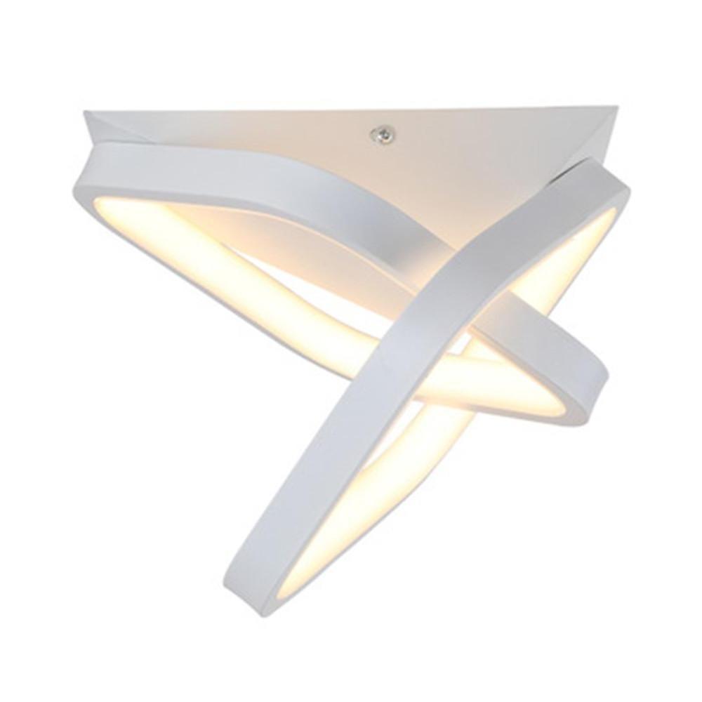 Modern Geometric LED Flush Mount Ceiling Light Metal Aluminum