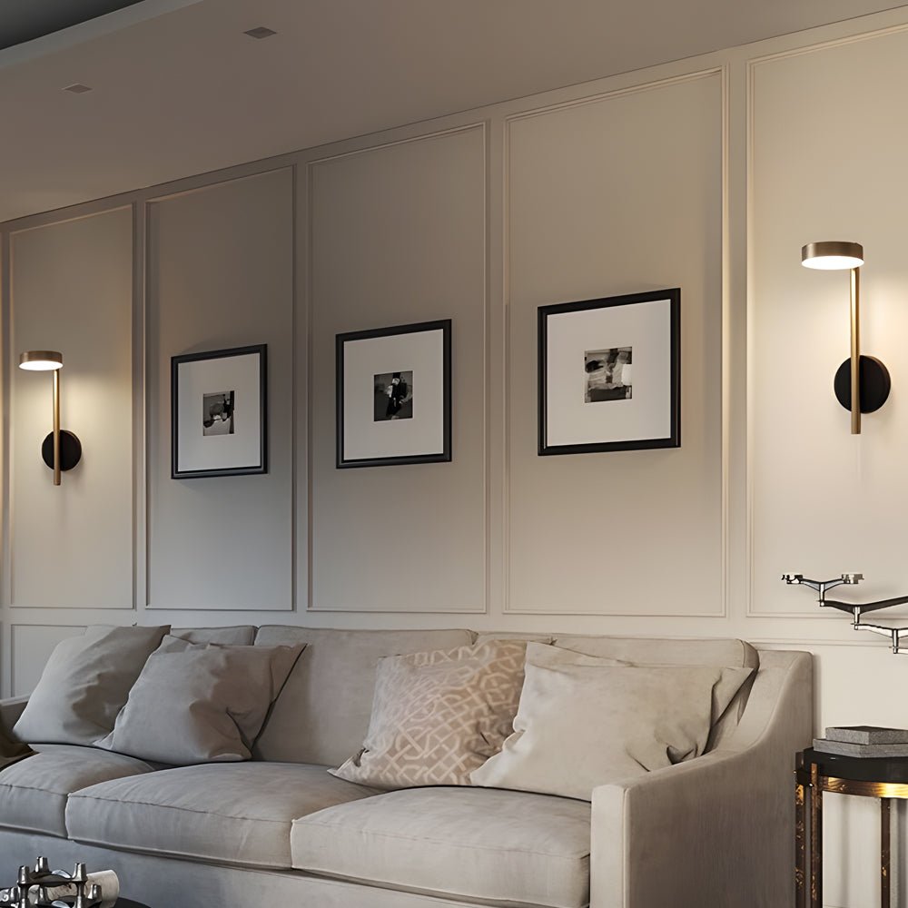 Adjustable Round LED Aluminum Wall Sconce - Modern Nordic Design
