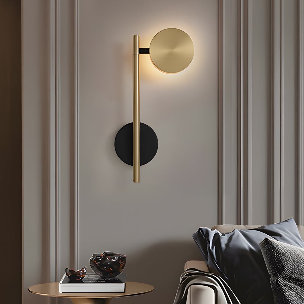Adjustable Round LED Aluminum Wall Sconce - Modern Nordic Design