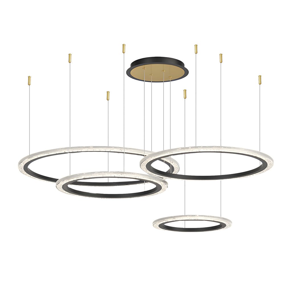 Modern Ring Ceiling Light with Three-Step Dimming