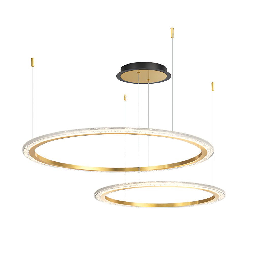 Modern Ring Ceiling Light with Three-Step Dimming