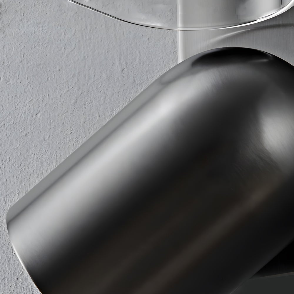 Modern Iron Cylinder Wall Sconce with Adjustable Light Direction