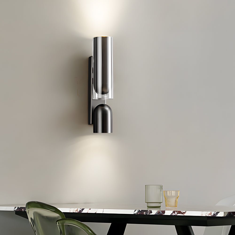 Modern Iron Cylinder Wall Sconce with Adjustable Light Direction