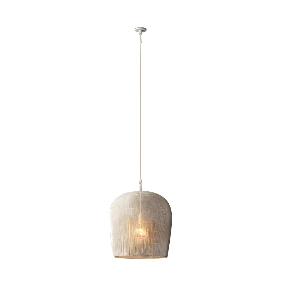 Woven Iron Wabi-Sabi Pendant Light – Japanese Zen Chandelier