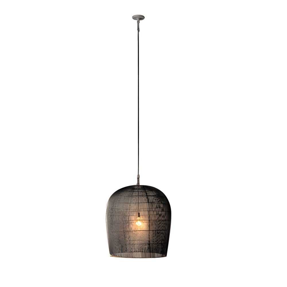 Woven Iron Wabi-Sabi Pendant Light – Japanese Zen Chandelier