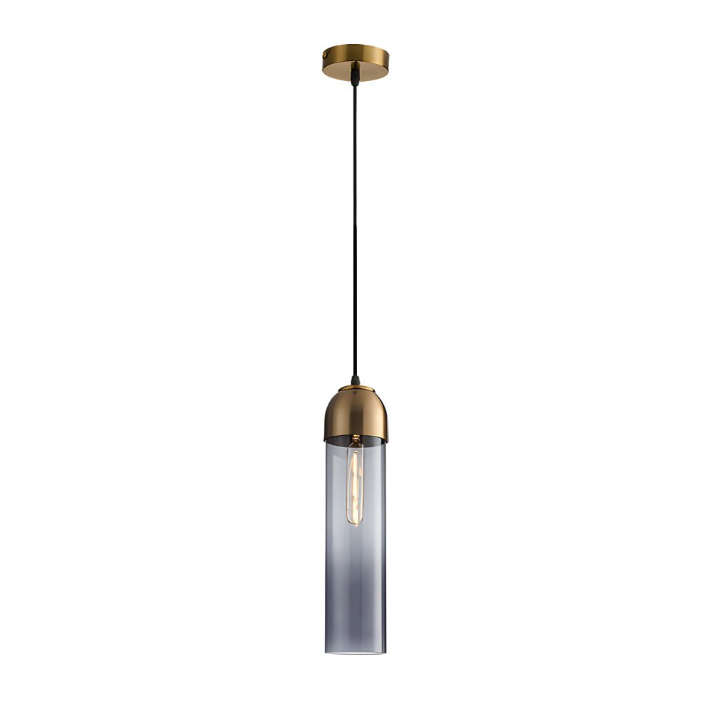 Nordic Glass Tube Pendant Light | Modern Minimalist Hanging Lamp