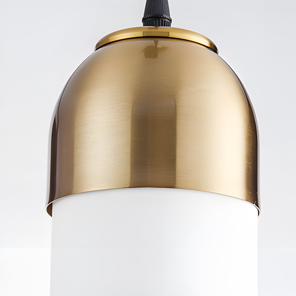 Nordic Glass Tube Pendant Light | Modern Minimalist Hanging Lamp