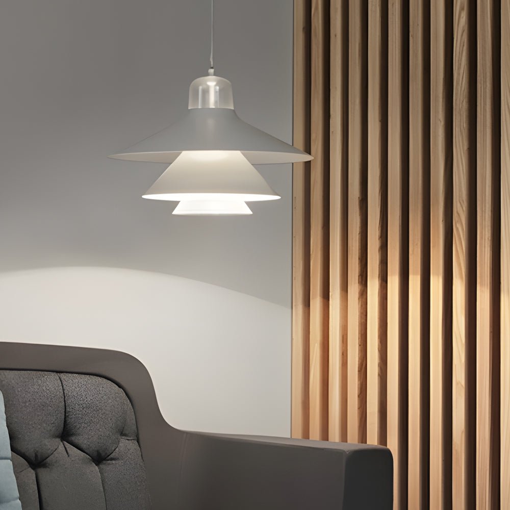 Modern Glass Iron Pendant Light Nordic Minimalist Ceiling Lamp