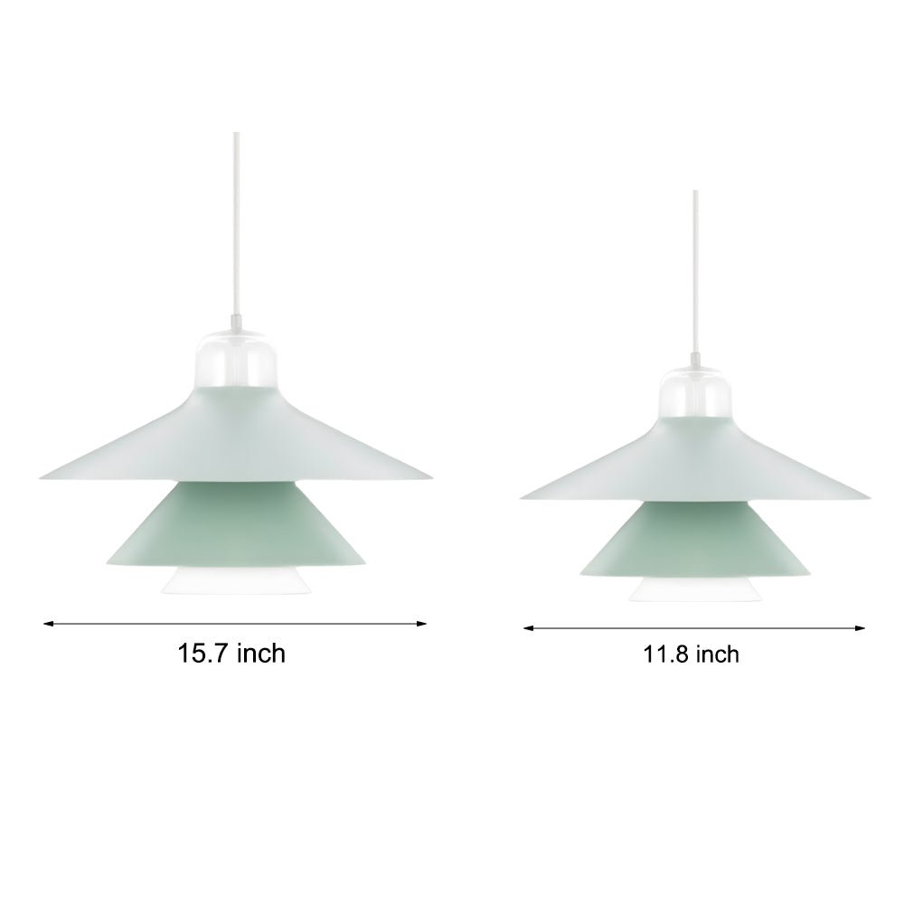 Modern Glass Iron Pendant Light Nordic Minimalist Ceiling Lamp