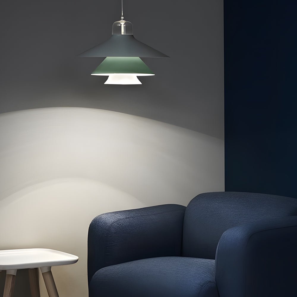 Modern Glass Iron Pendant Light Nordic Minimalist Ceiling Lamp