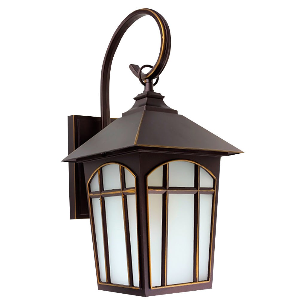 Industrial Iron Glass Outdoor Wall Sconce Waterproof IP54