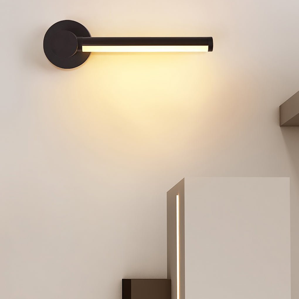 Rotatable LED Wall Lamp with 3-Color Dimming | Modern Aluminum