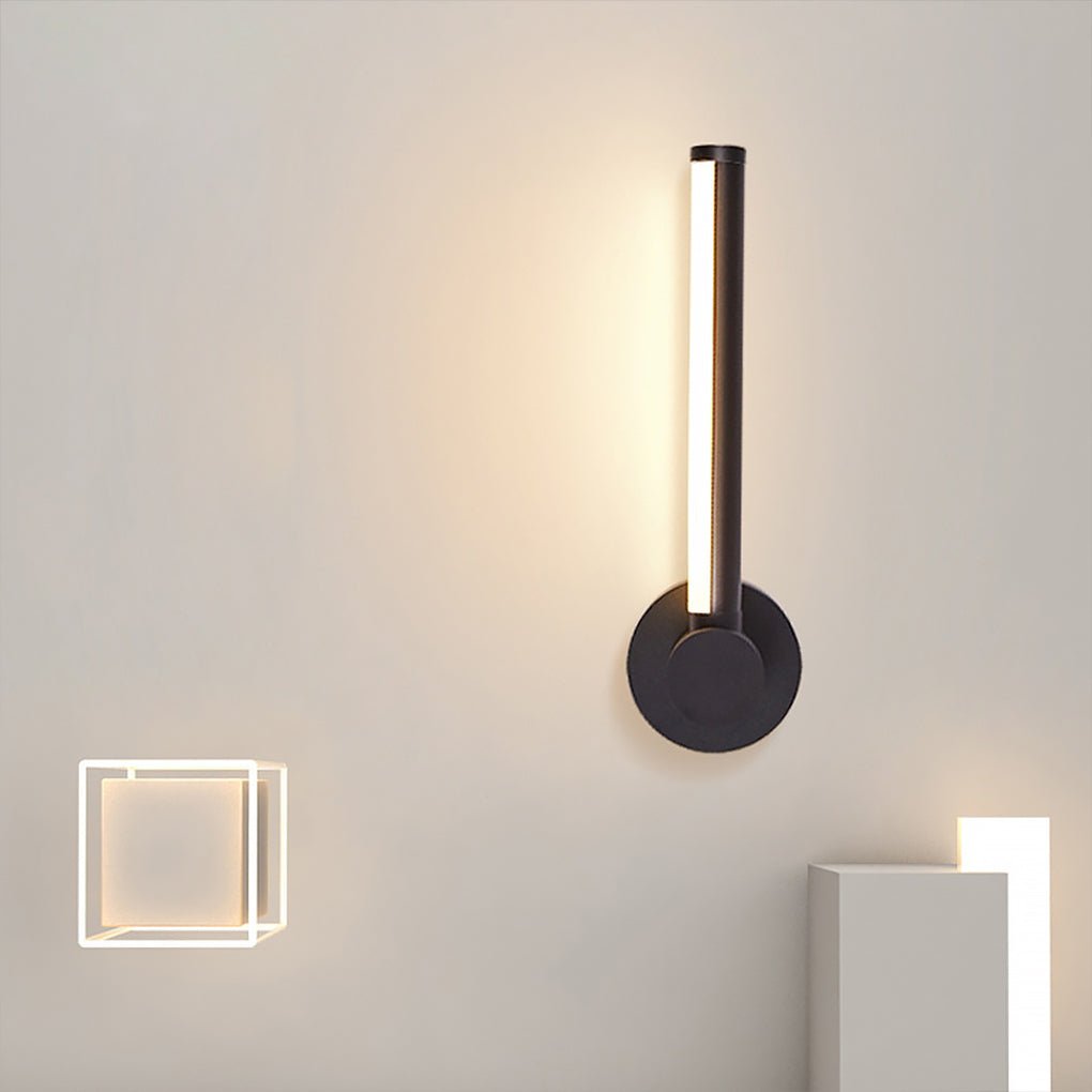 Rotatable LED Wall Lamp with 3-Color Dimming | Modern Aluminum