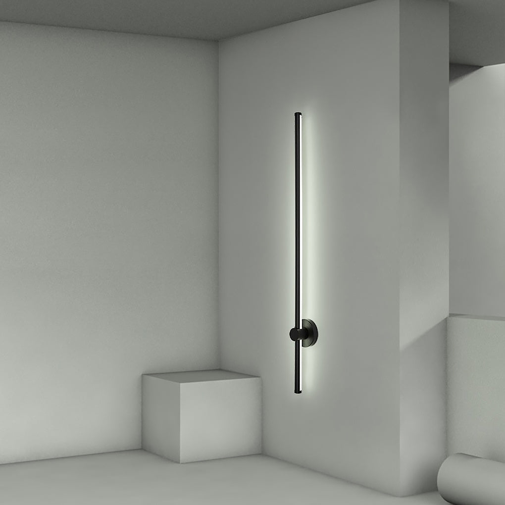 Rotatable LED Wall Lamp with 3-Color Dimming | Modern Aluminum