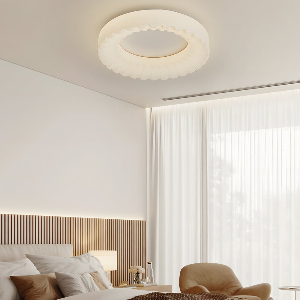 Modern Round Acrylic LED Ceiling Light with 3-Step Dimming