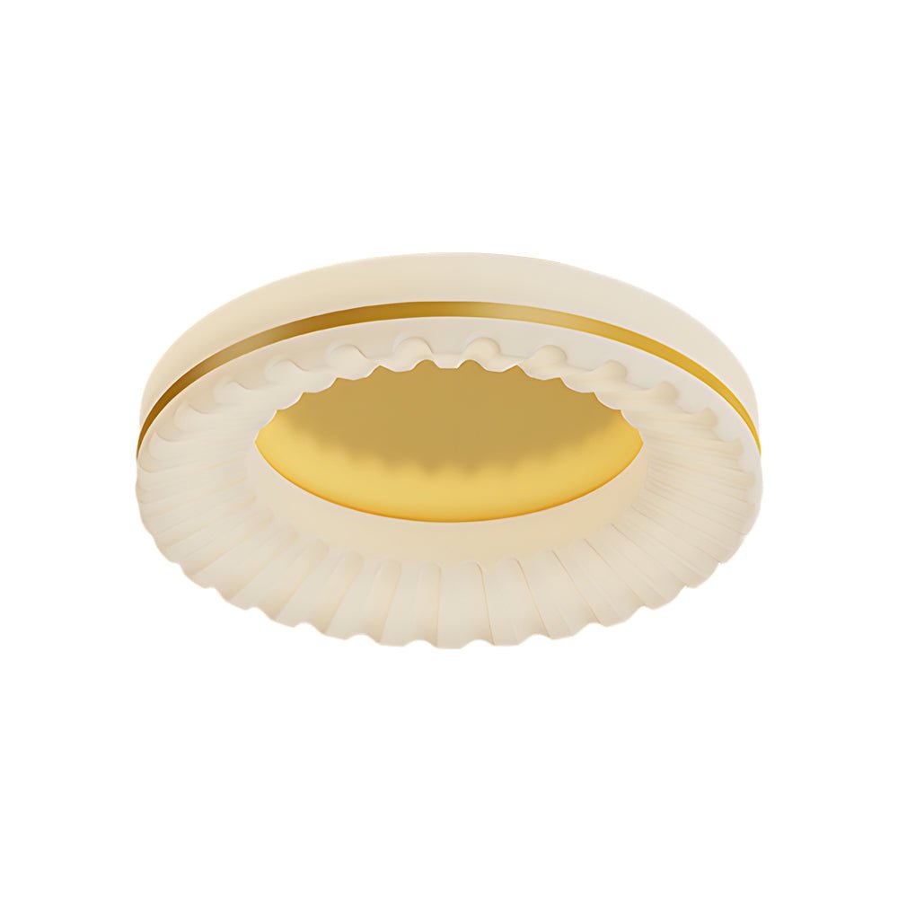 Modern Round Acrylic LED Ceiling Light with 3-Step Dimming