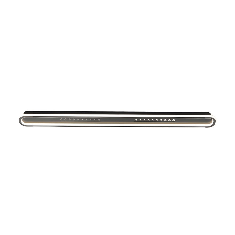 Rounded Rectangular Modern Ceiling Light with 3-Step Dimming