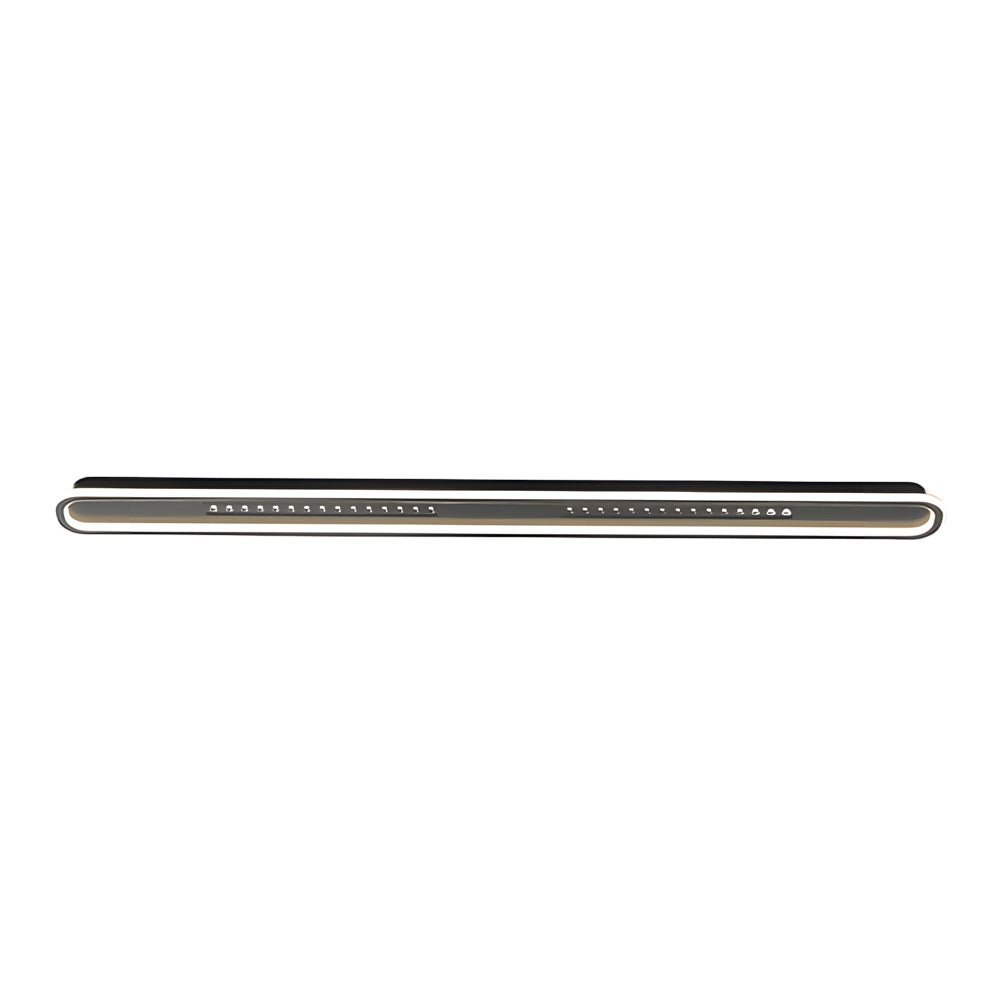 Rounded Rectangular Modern Ceiling Light with 3-Step Dimming