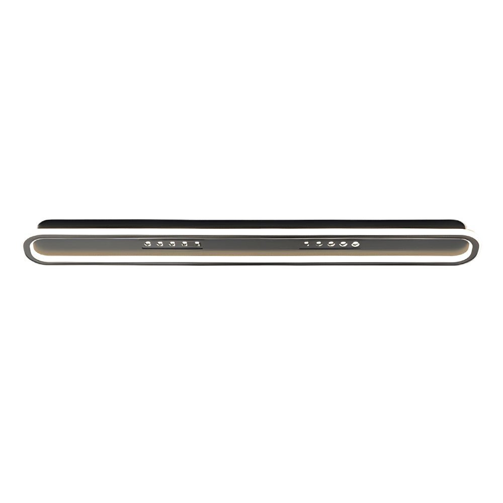 Rounded Rectangular Modern Ceiling Light with 3-Step Dimming