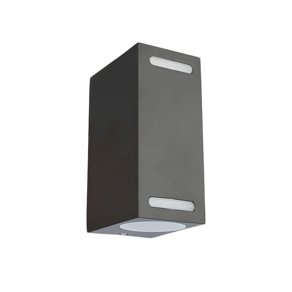 Modern Square Aluminum Outdoor Wall Light - Up Down LED Waterproof