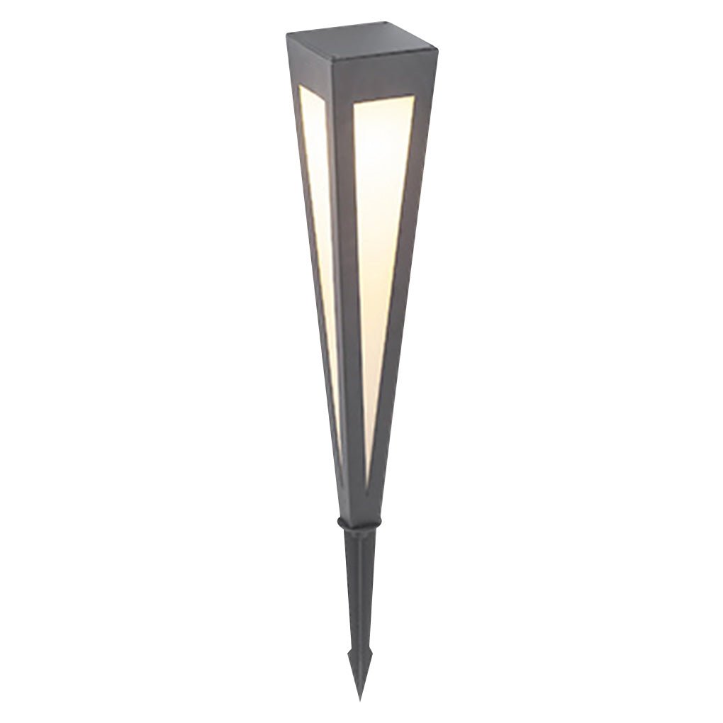 RGB Solar Pathway Light Square Top Aluminum Outdoor Lawn Lighting