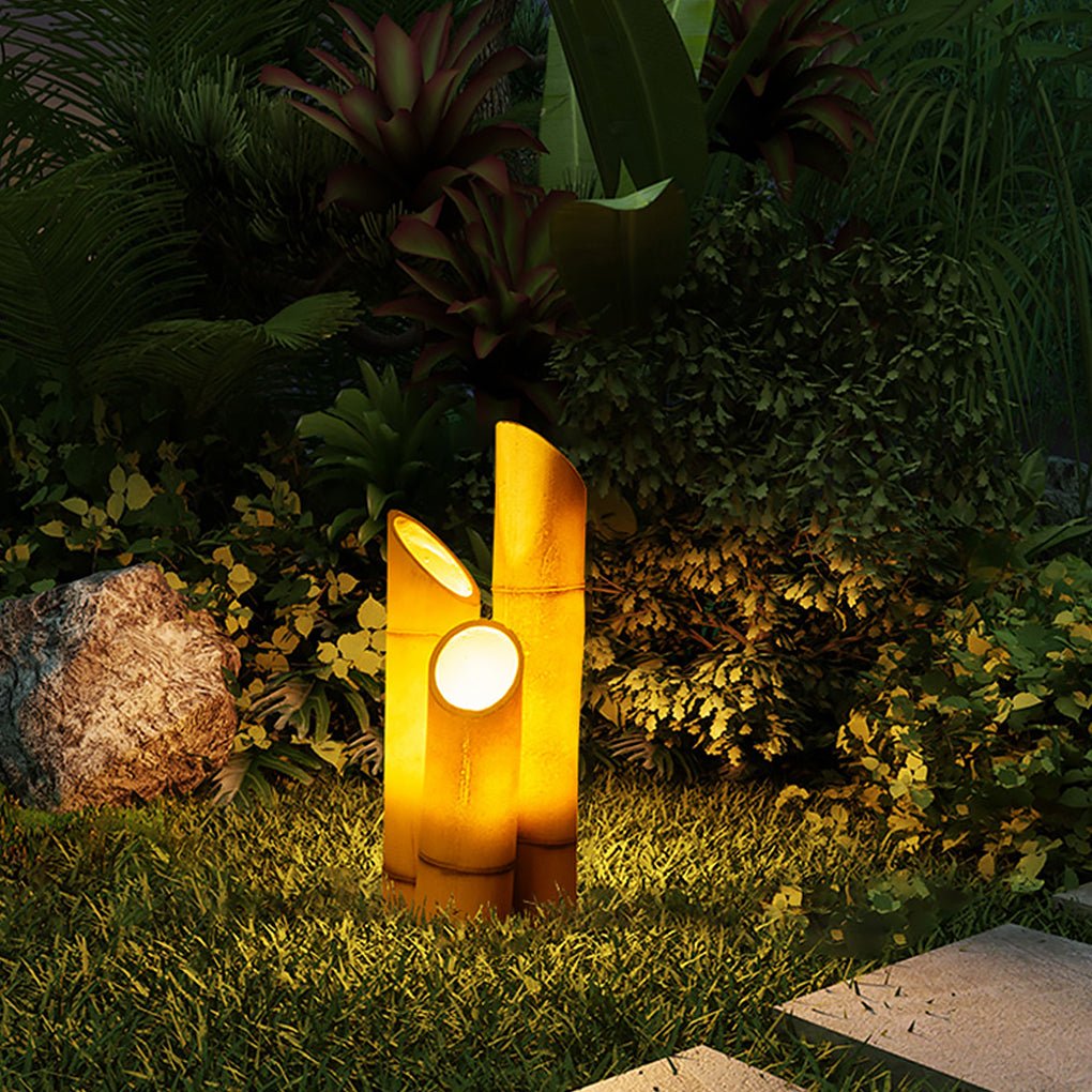 LED Resin Bamboo Outdoor Landscape Light Waterproof Garden Path