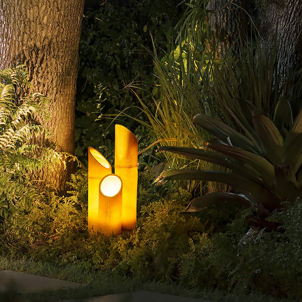 LED Resin Bamboo Outdoor Landscape Light Waterproof Garden Path