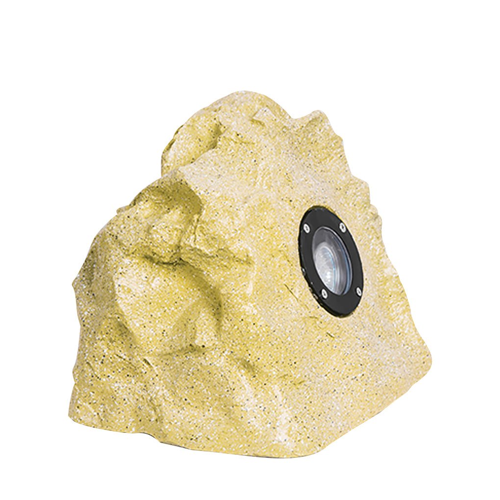 Stone-Inspired Resin LED Garden Light Warm Outdoor Landscape