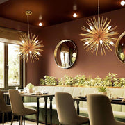 Starburst Sputnik Chandelier – Modern Geometric Metal Design