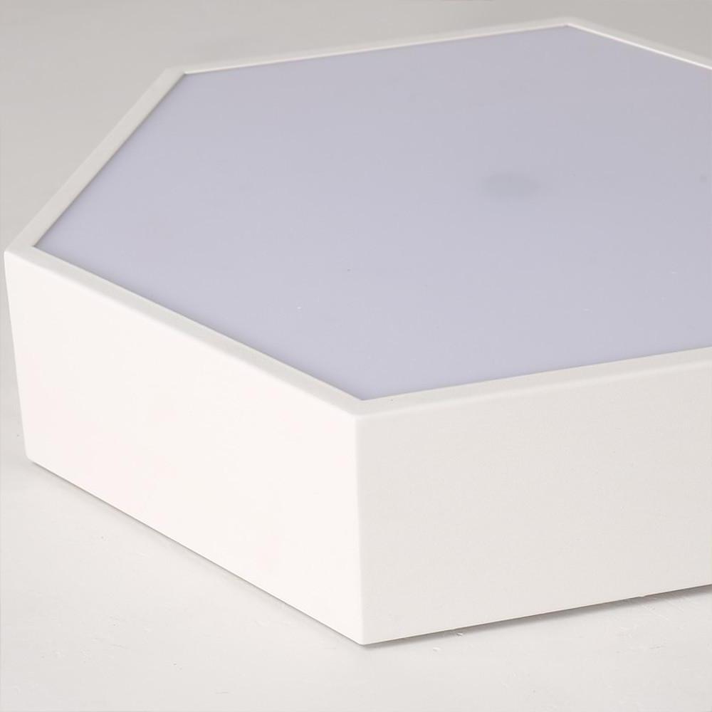 Geometric LED Flush Mount Ceiling Light with Wireless Control