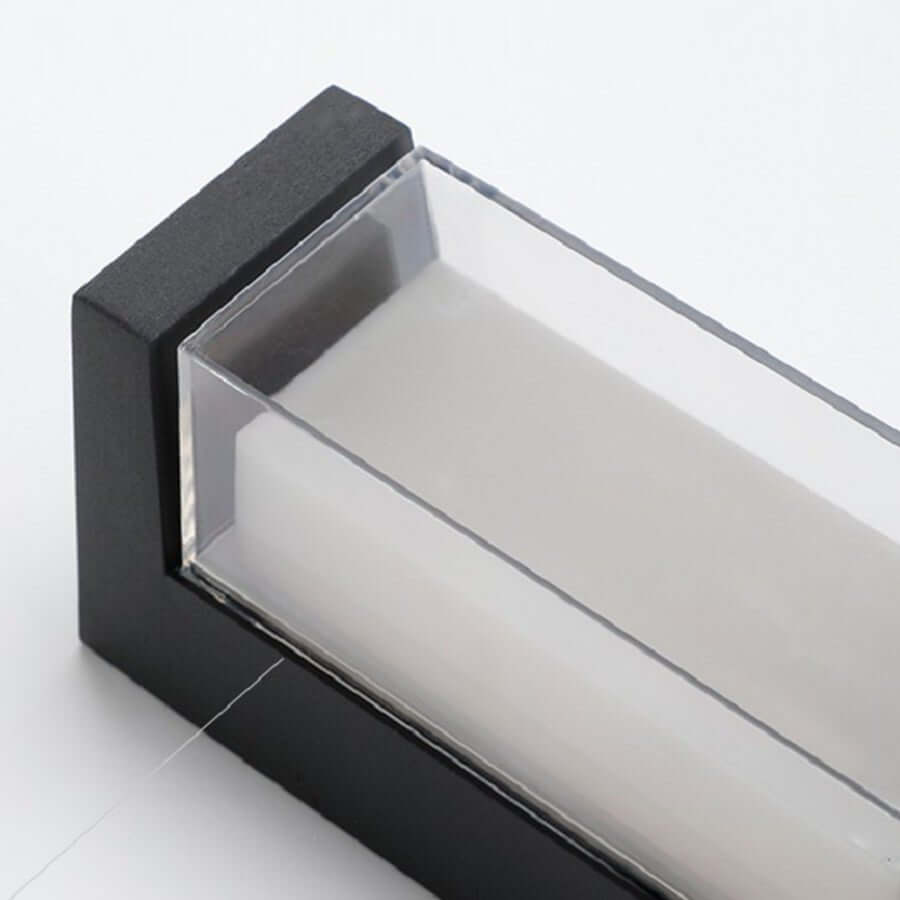 Modern Dual-Directional Outdoor Wall Light – Aluminum & Acrylic