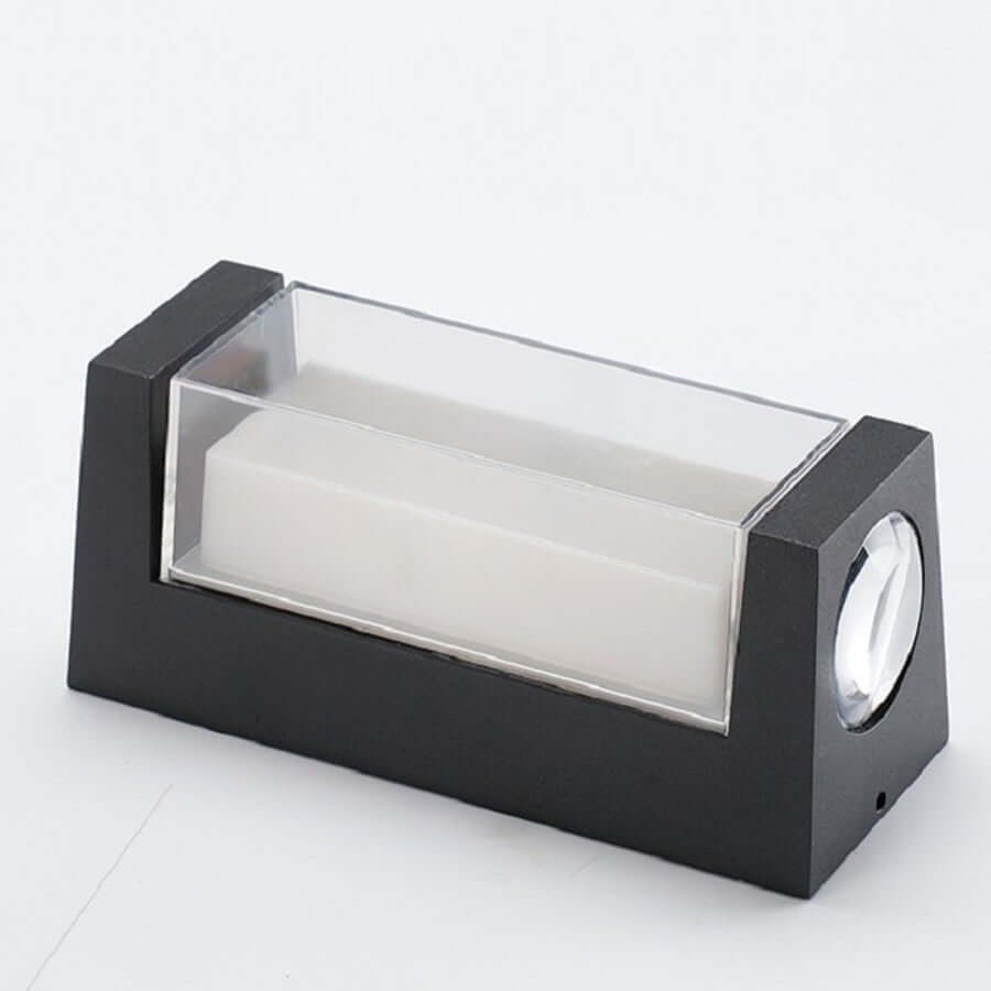 Modern Dual-Directional Outdoor Wall Light – Aluminum & Acrylic