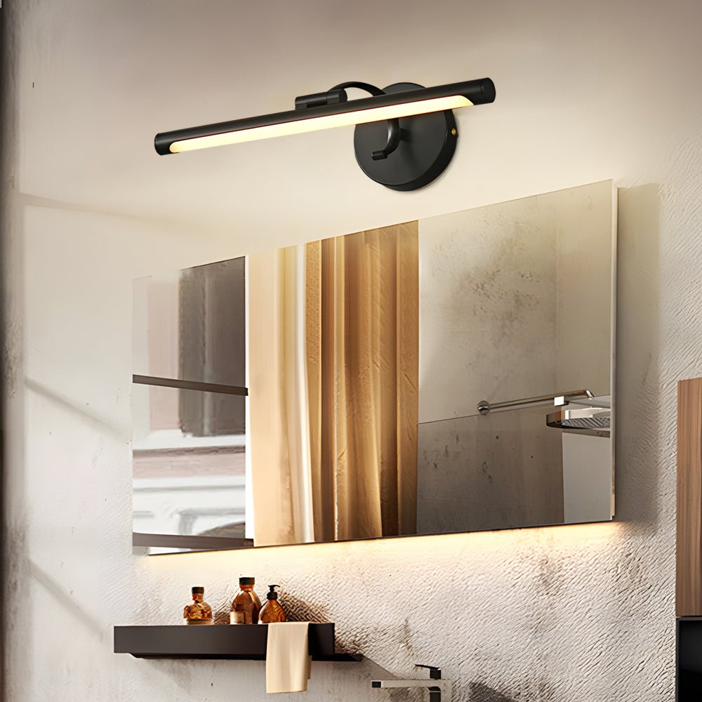 Rotatable Copper LED Bathroom Vanity Light Over Mirror