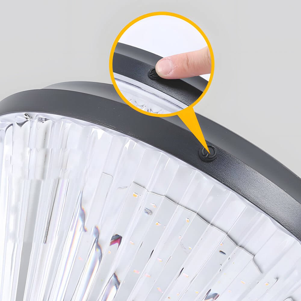 Modern Solar LED Outdoor Post Light - Black Aluminum Pole