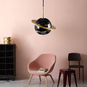 Globe LED Modern Pendant Light Metal Sphere Hanging Lamp