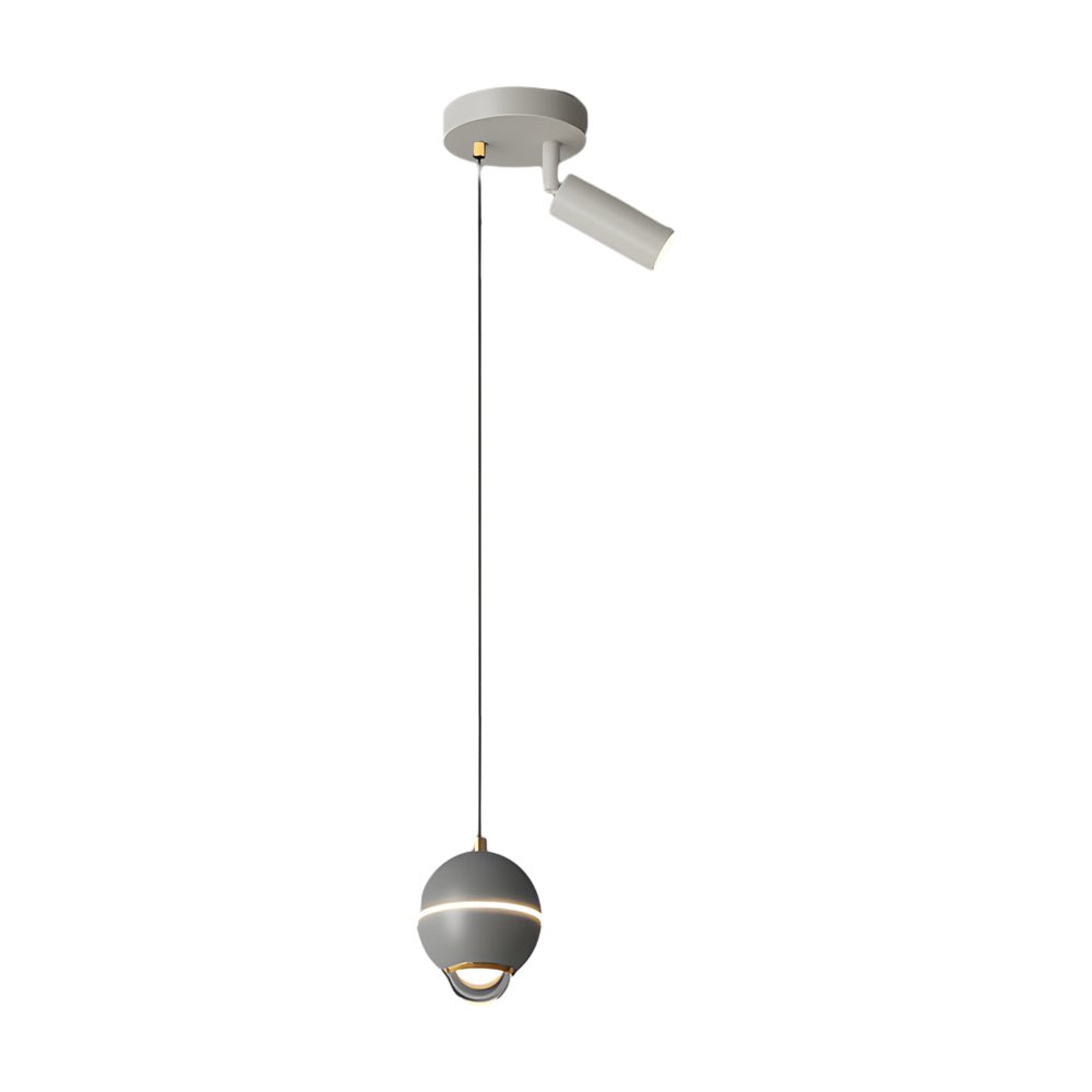 Modern Metal Ball Pendant Light with 3-Step Dimming & Adjustable Cord