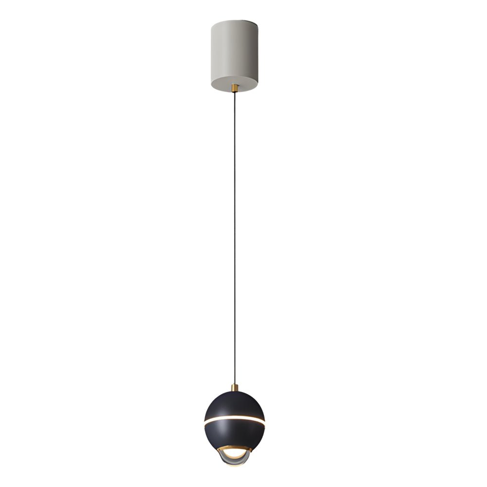 Modern Metal Ball Pendant Light with 3-Step Dimming & Adjustable Cord