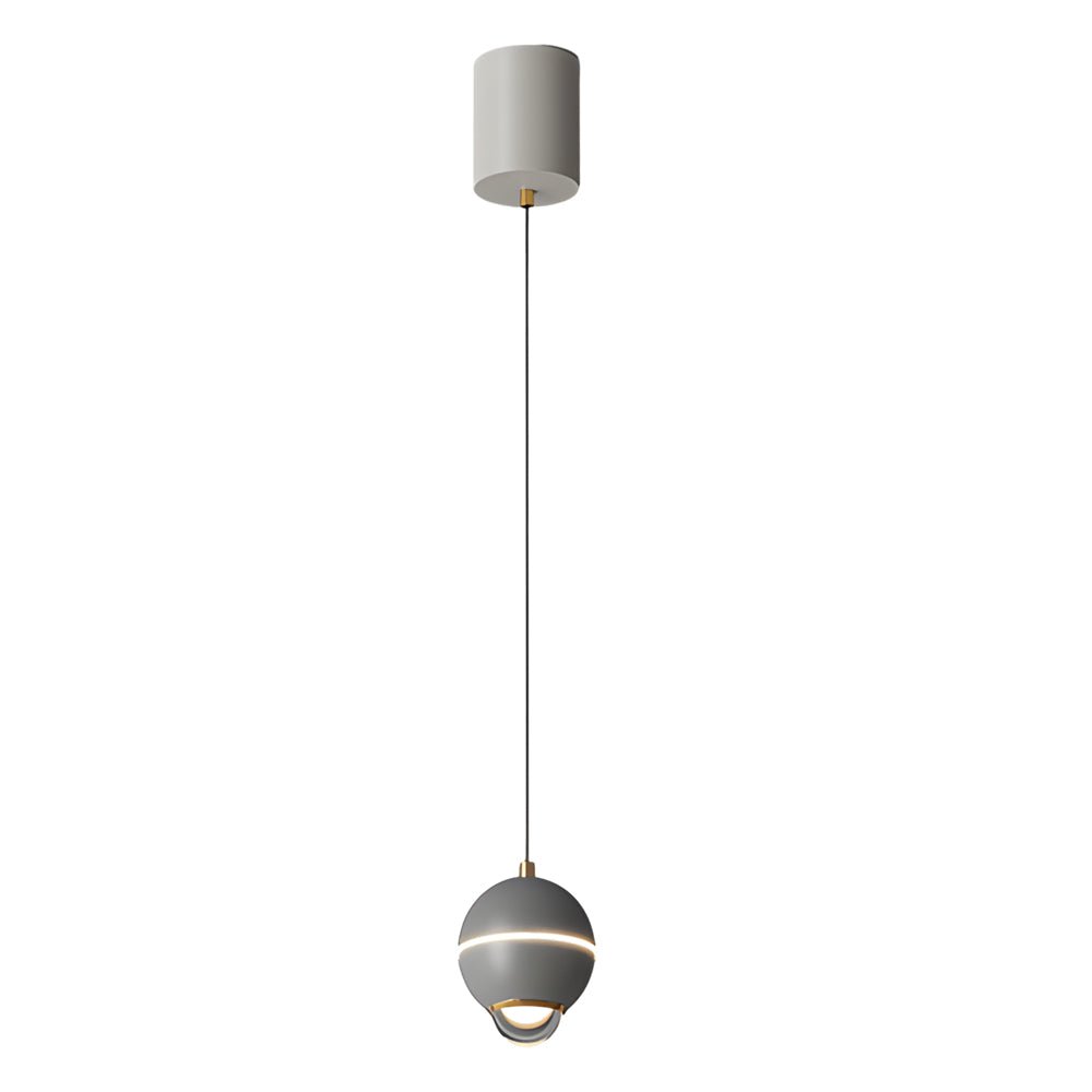 Modern Metal Ball Pendant Light with 3-Step Dimming & Adjustable Cord