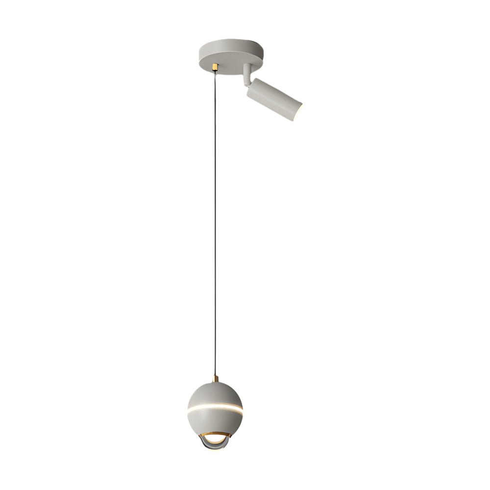 Modern Metal Ball Pendant Light with 3-Step Dimming & Adjustable Cord