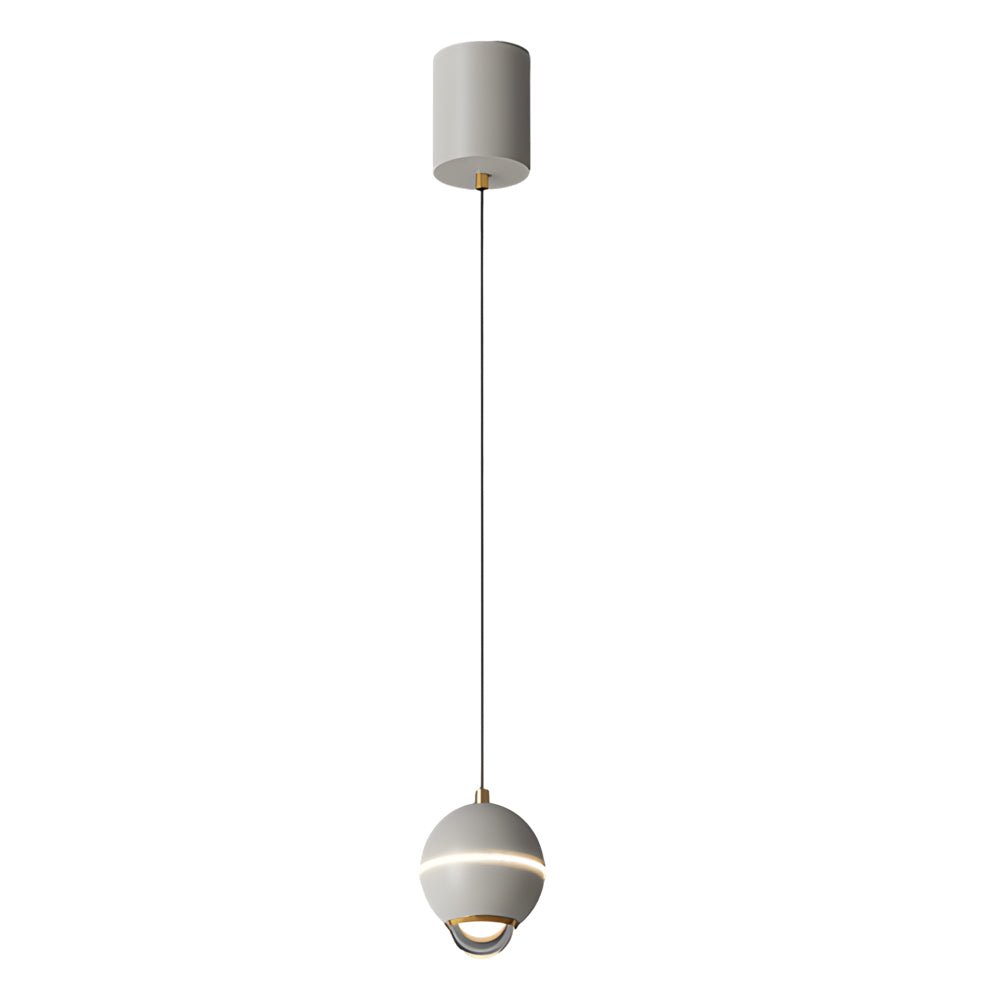 Modern Metal Ball Pendant Light with 3-Step Dimming & Adjustable Cord