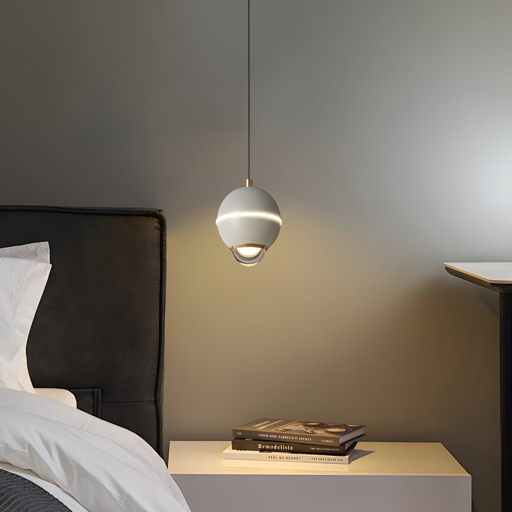 Modern Metal Ball Pendant Light with 3-Step Dimming & Adjustable Cord